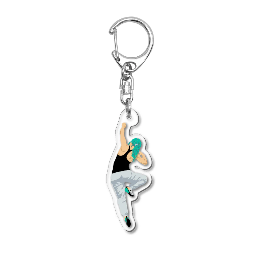 RASRASの登る子さん６号 Acrylic Key Chain