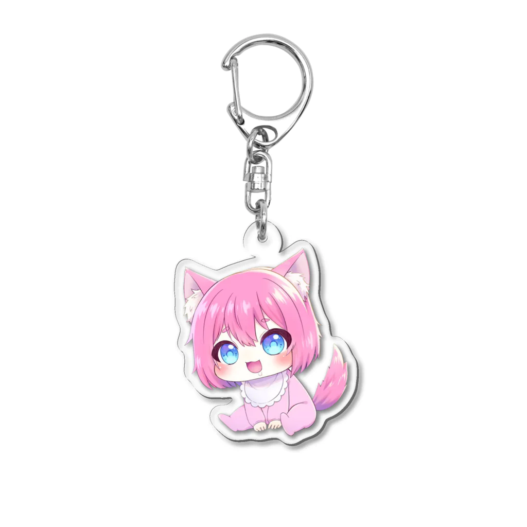 恋月ロウの恋月ロウ(バブロウ) Acrylic Key Chain