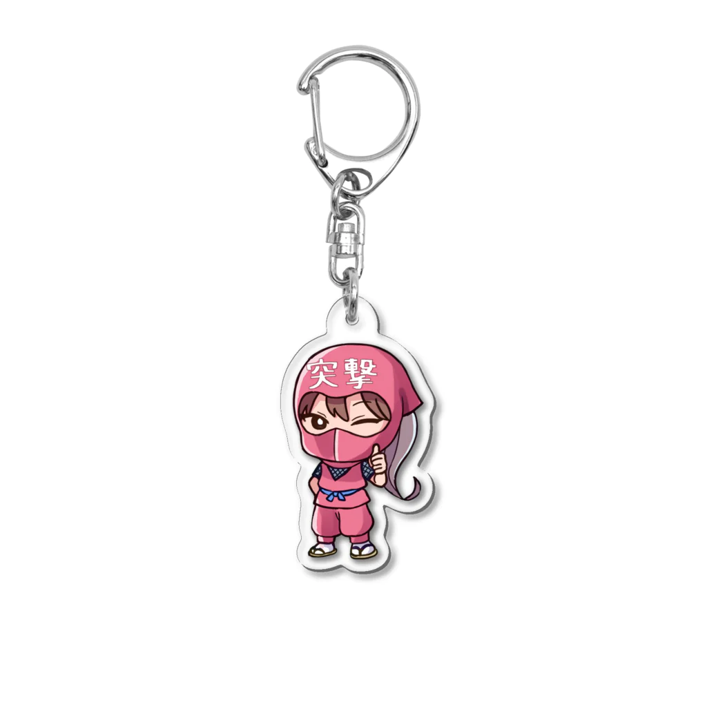 CLUB-TOTSUGEKIの突撃お守りキーホルダー Acrylic Key Chain