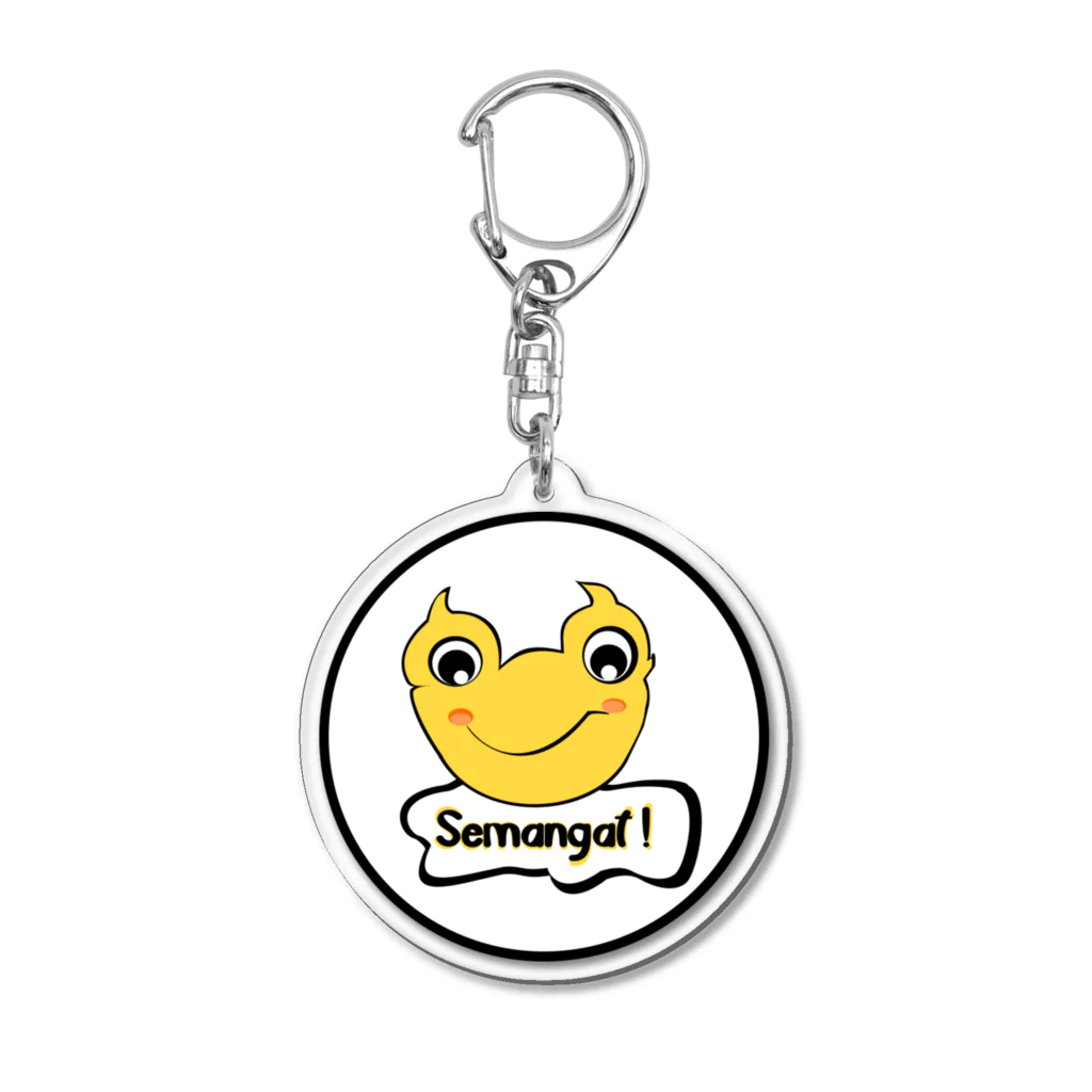 pacman_zarameのsemangat! Acrylic Key Chain