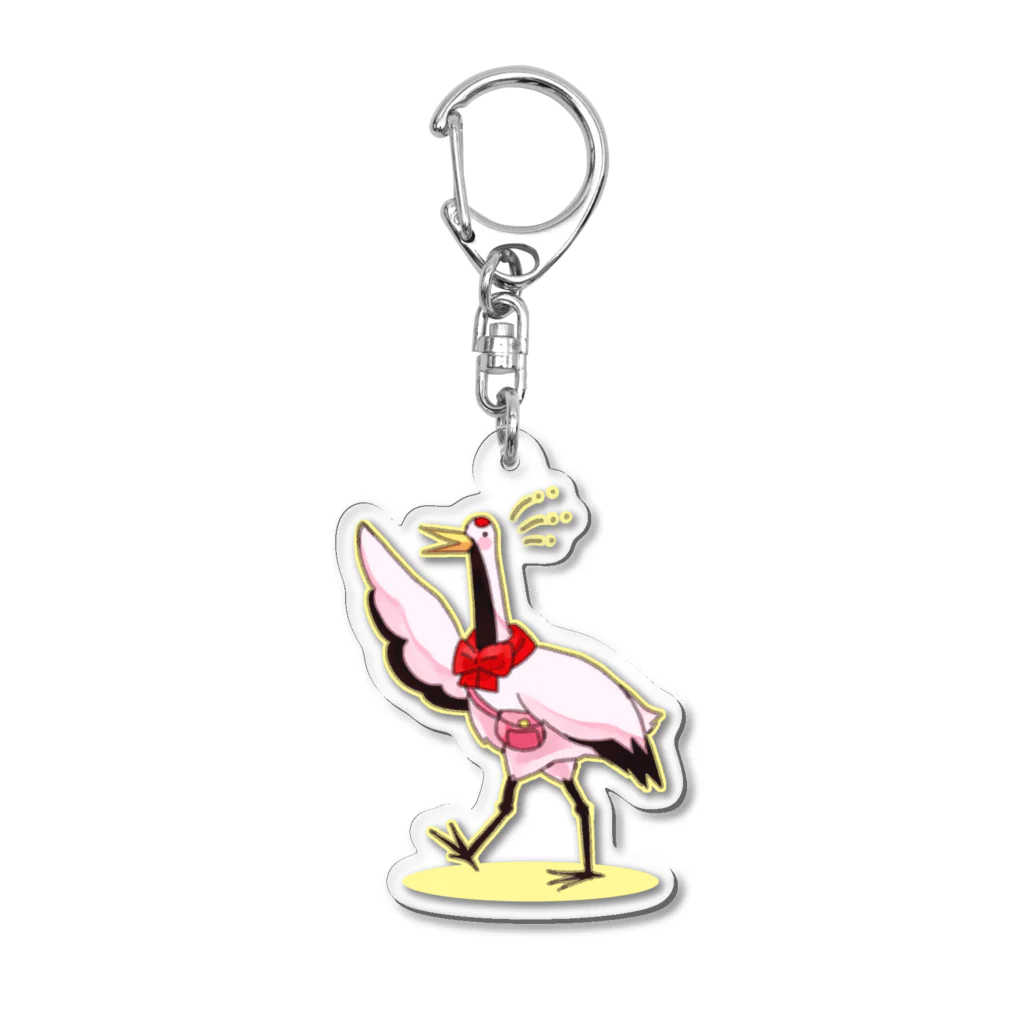 おためちゃんの春の装いおためちゃん Acrylic Key Chain