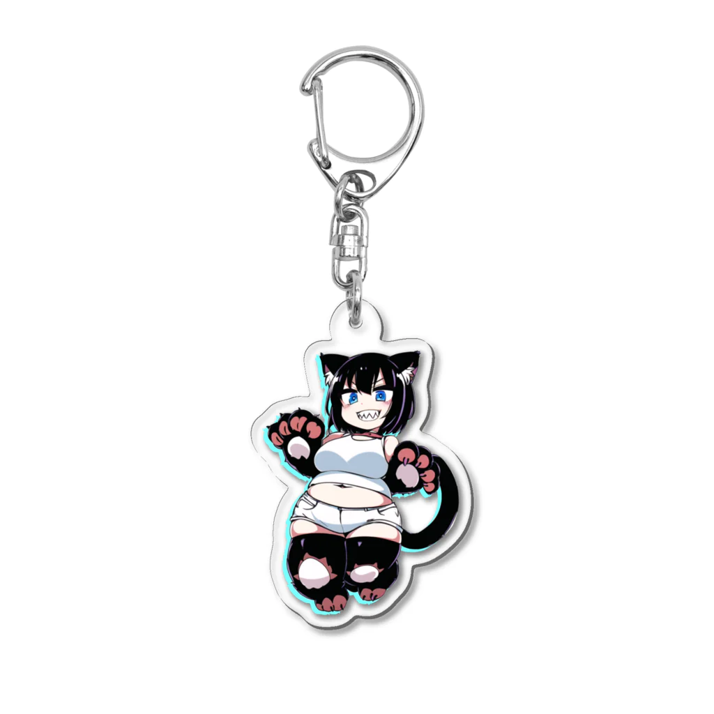 星雅の猫井鈴子（ねこいすずこ） Acrylic Key Chain