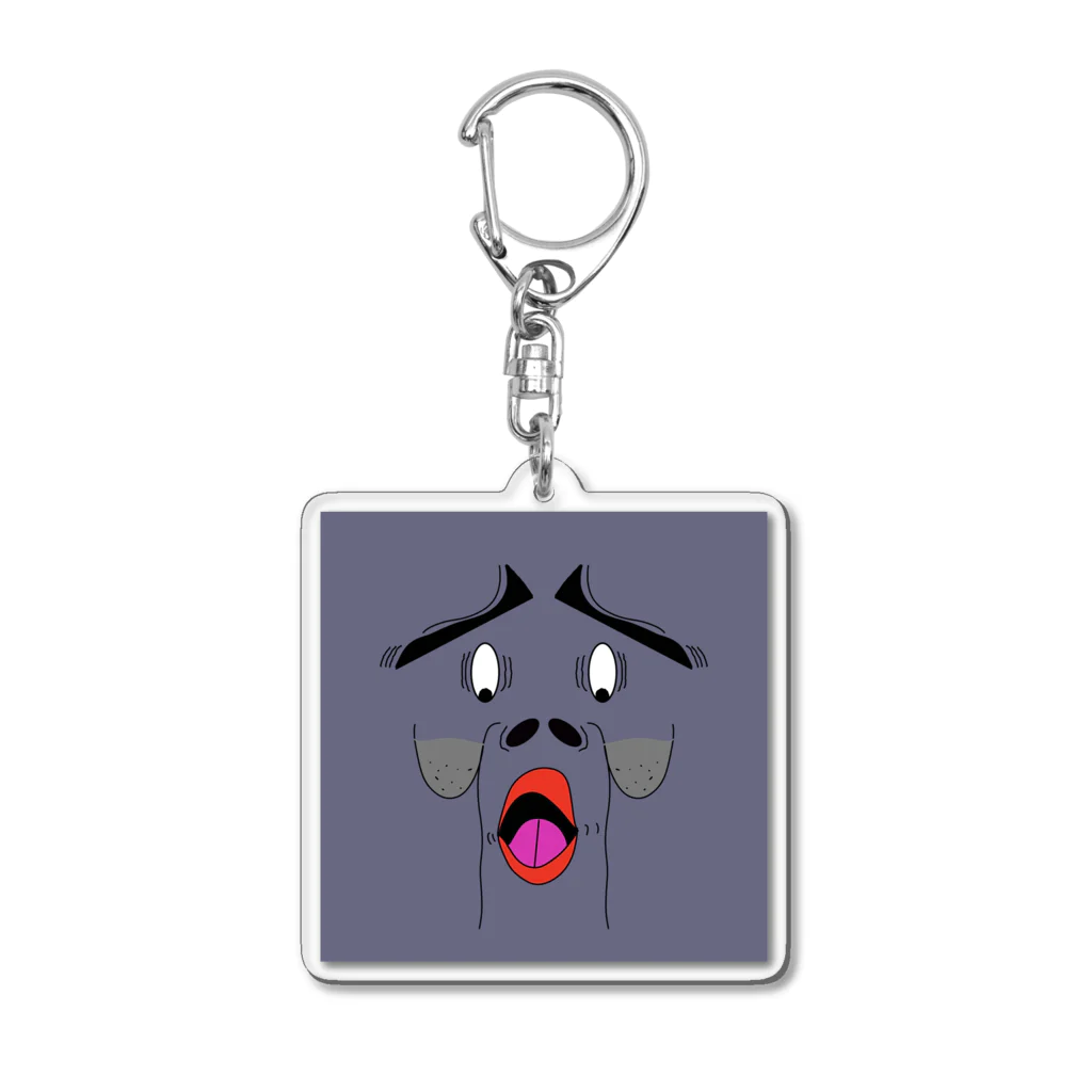 18禁フェイスの18禁フェイス　体調悪いやつ Acrylic Key Chain