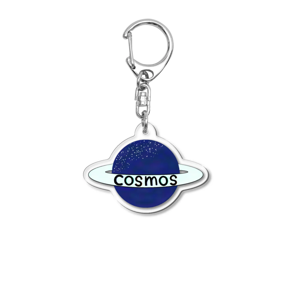 -cosmos-のたったらーん土星 Acrylic Key Chain