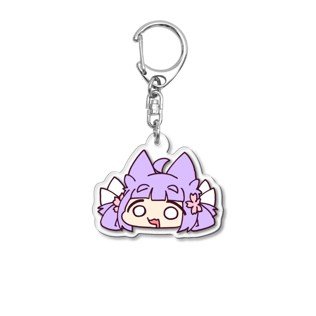 桜こまりのほげこまりん Acrylic Key Chain