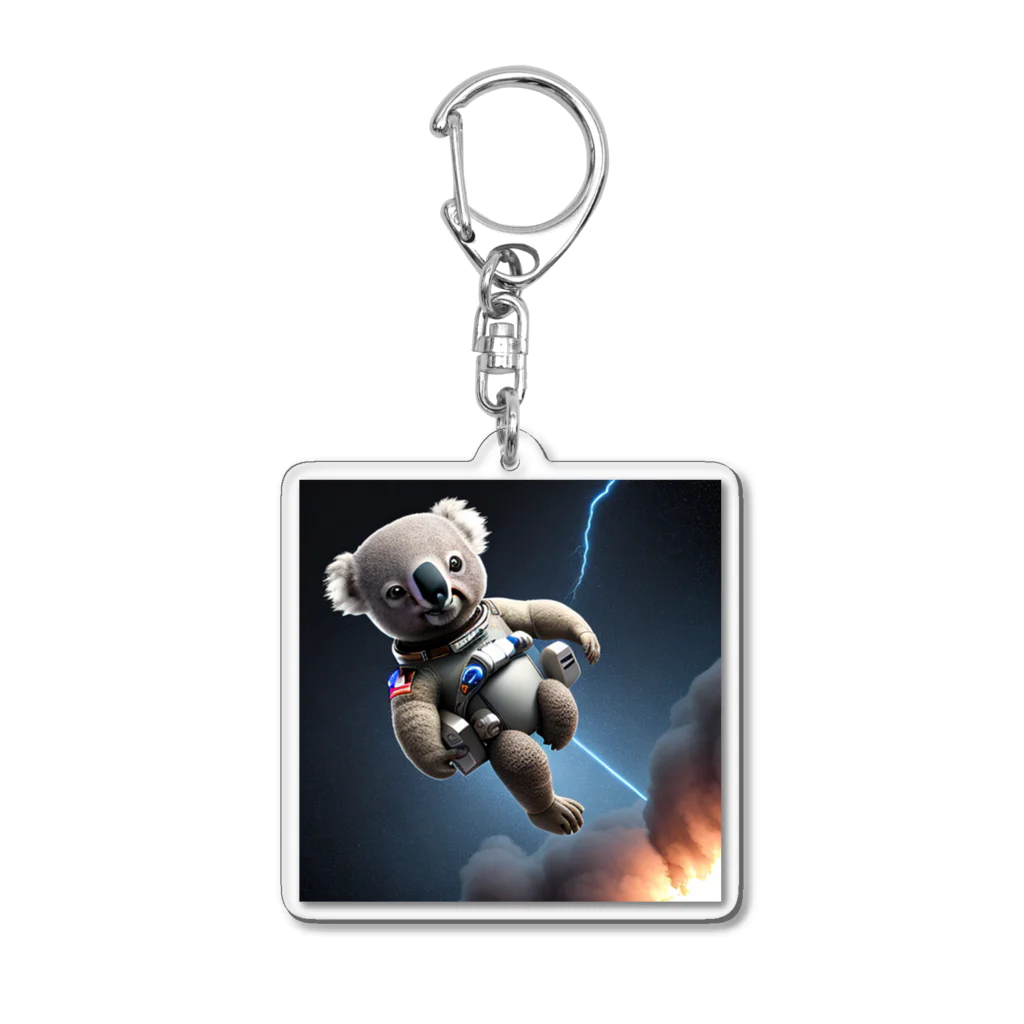 spaceinudogのspace koara2 Acrylic Key Chain