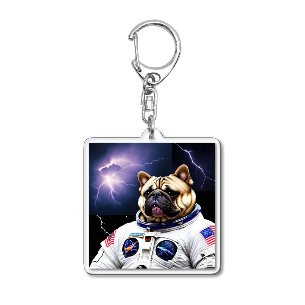 spaceinudogのSpace inu dog11 Acrylic Key Chain