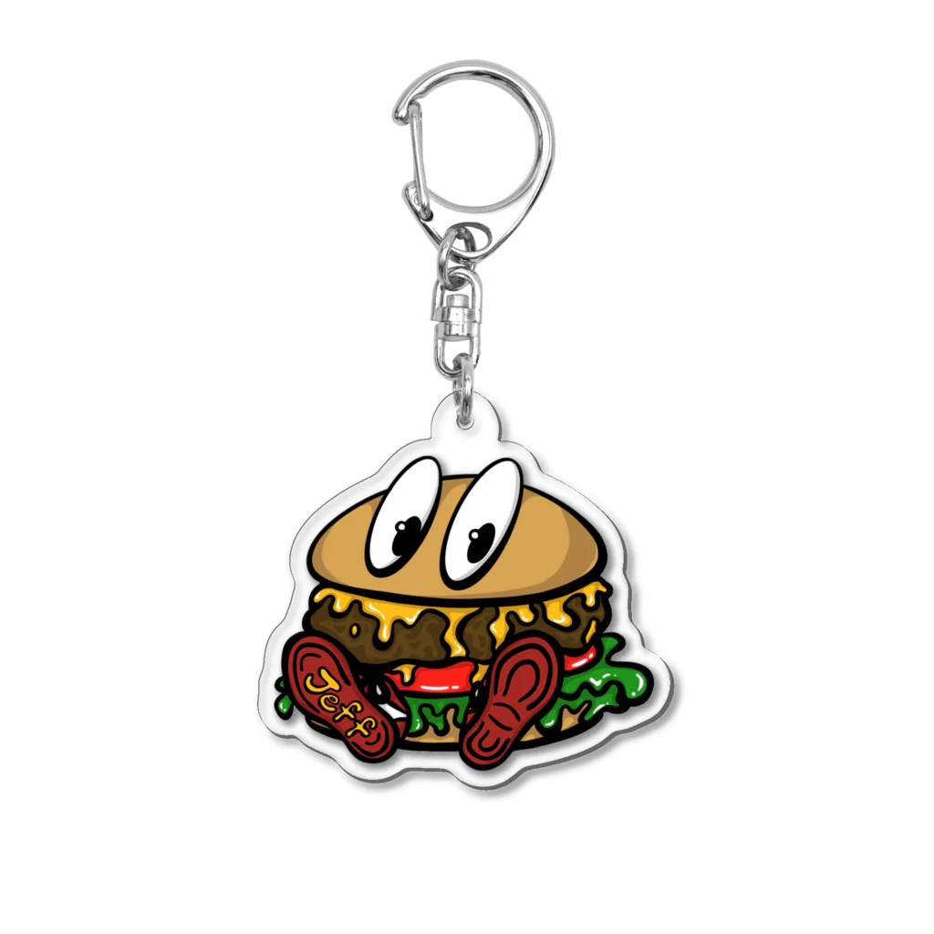 Jeff's BURGER《ジェフズバーガー》 公式ショップのJeff's toy グッズ Acrylic Key Chain