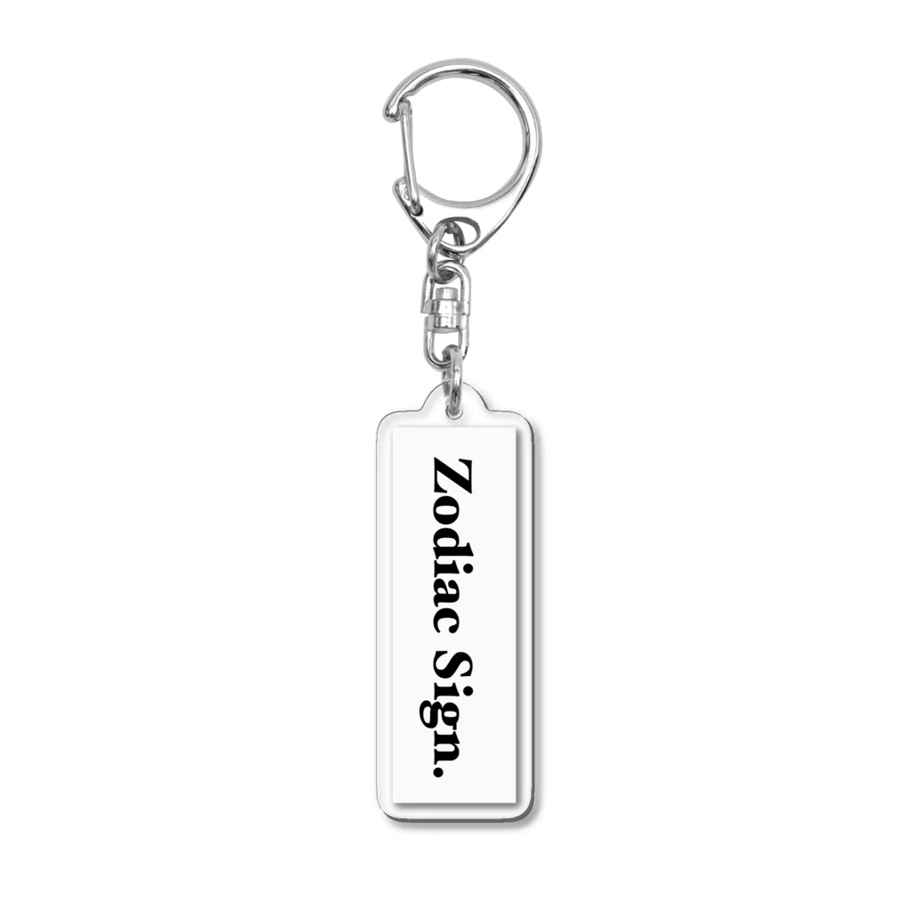 zodiac signのキーホルダー Acrylic Key Chain