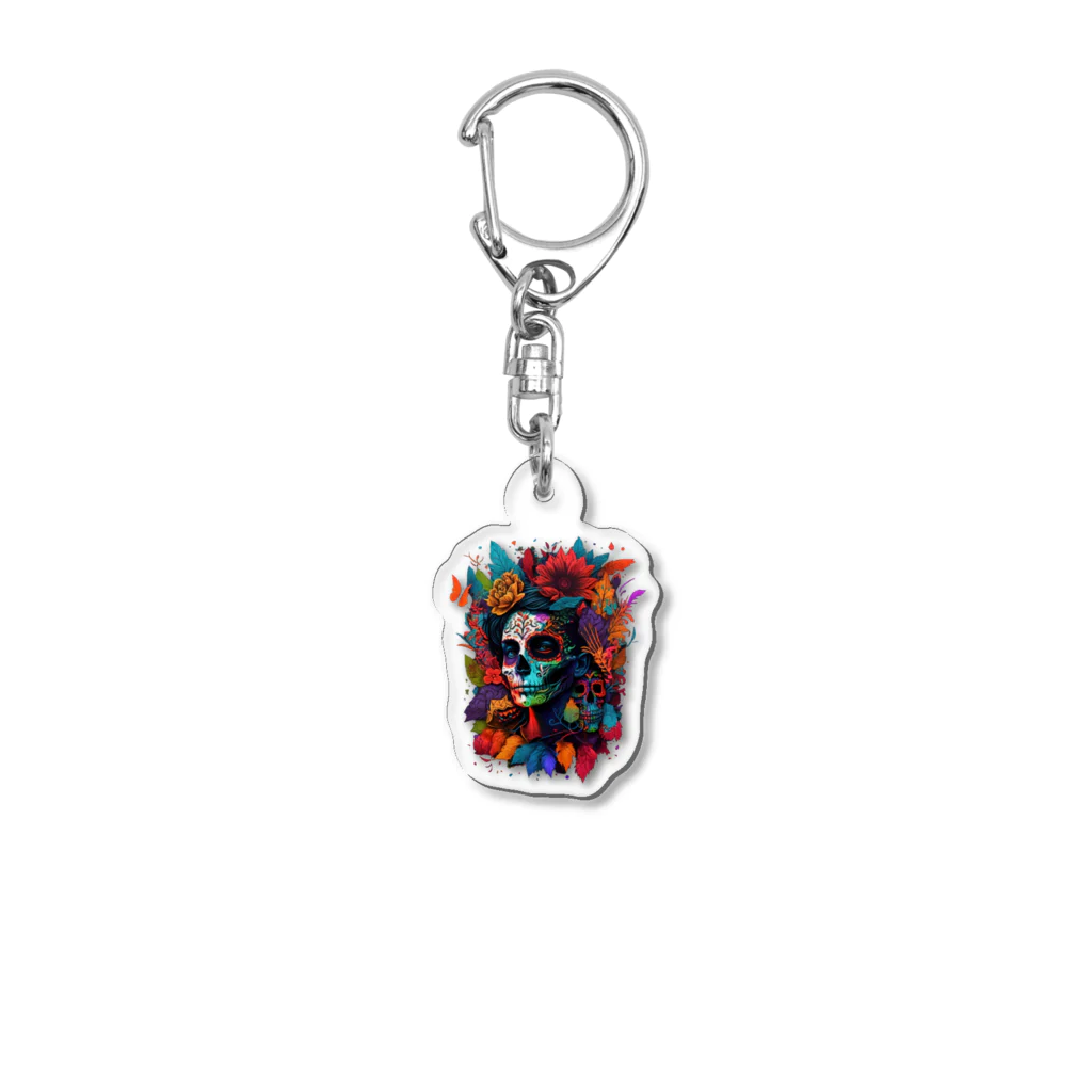 NoriNoriのDay of the Dead Acrylic Key Chain