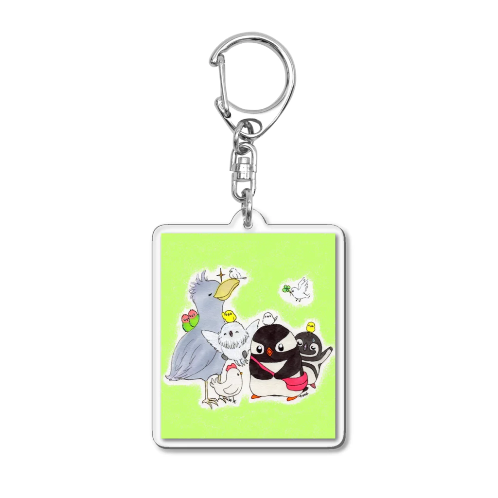 ヤママユ(ヤママユ・ペンギイナ)の鳥ですけど、なにか？(アクキー&アクスタver.) Acrylic Key Chain