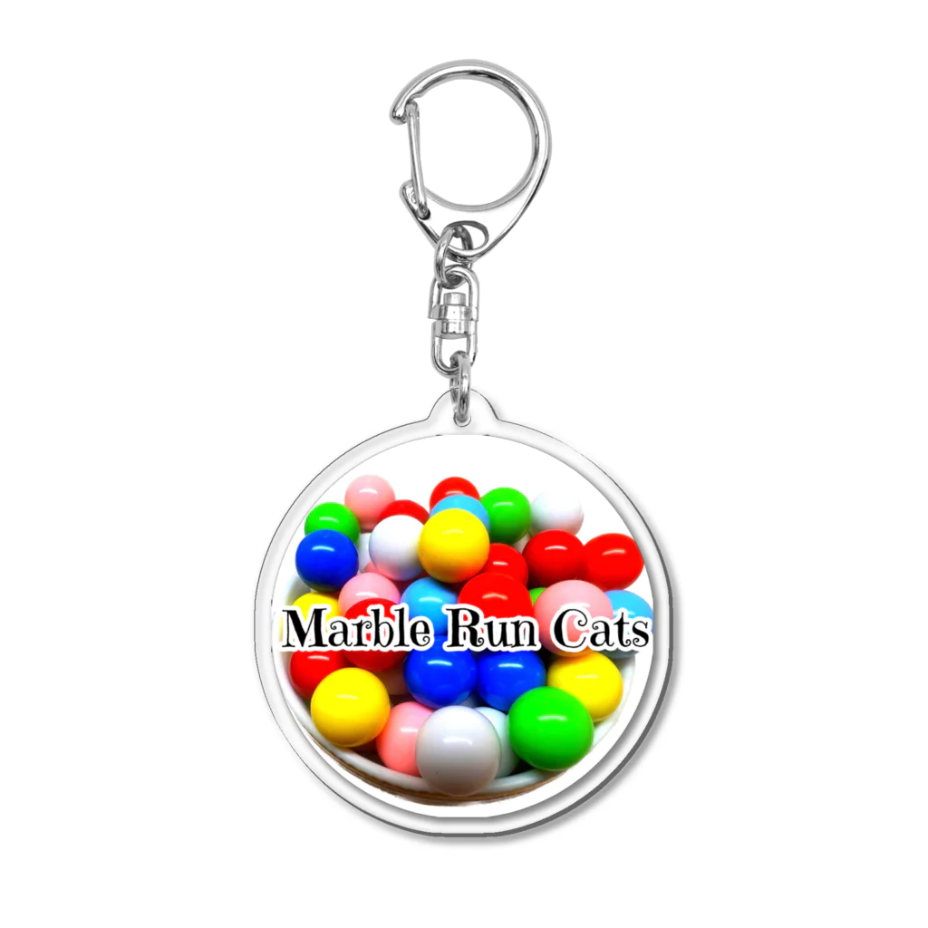 Marble Run CatsのMarble Run Cats Acrylic Key Chain