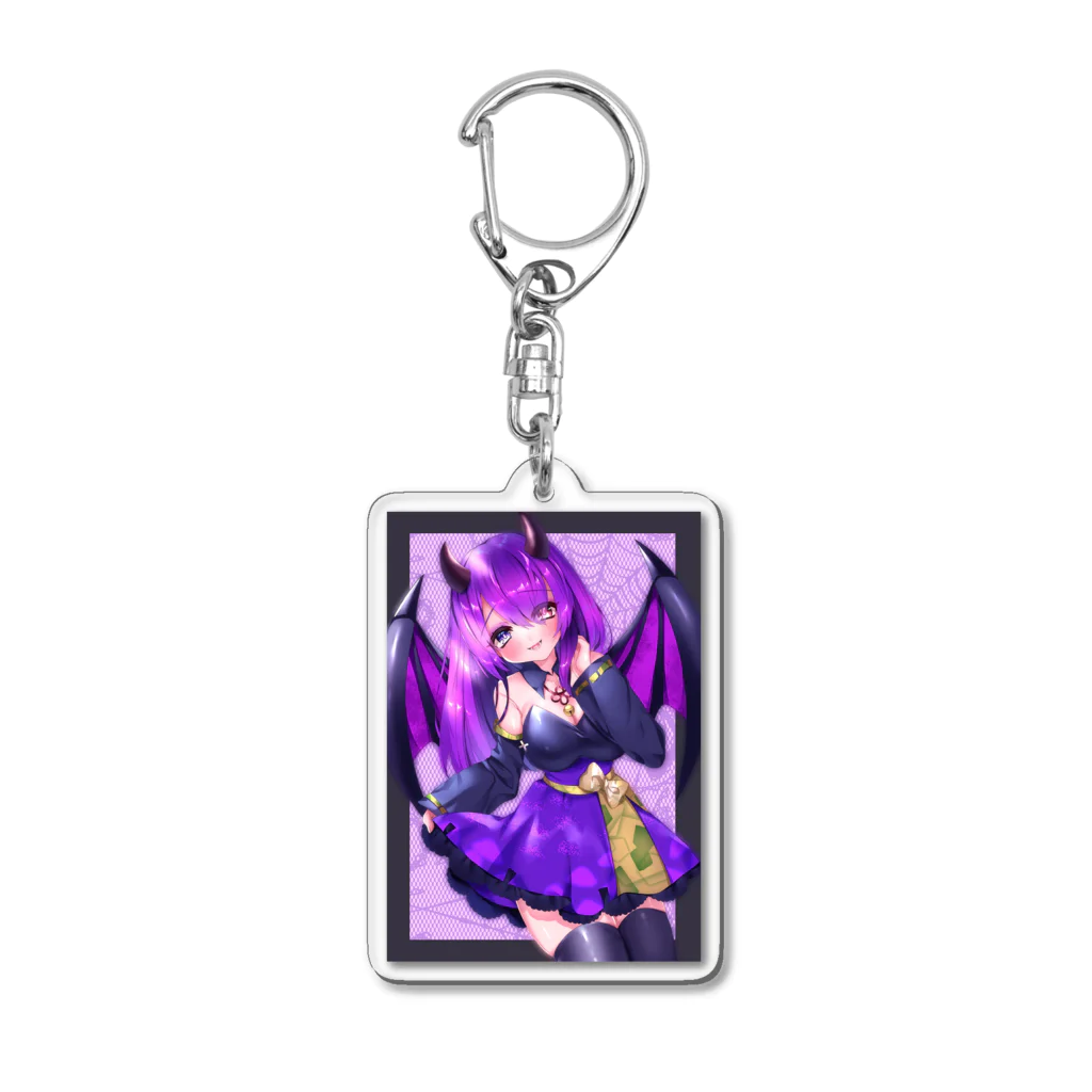 悪魔たぬきの黒娘の販売店！の可愛すぎる黒娘 Acrylic Key Chain