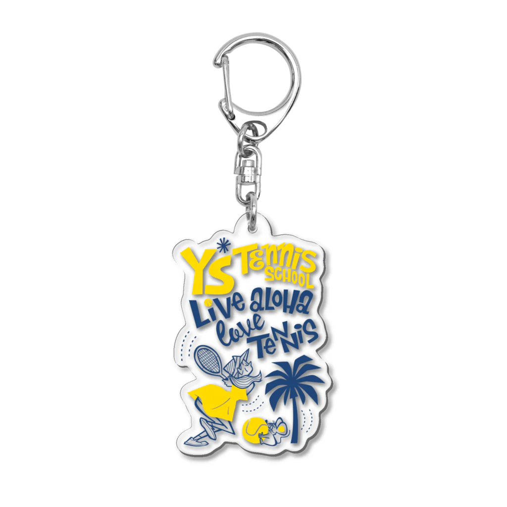 Y's TennisのY's Tennis女の子デザイン Acrylic Key Chain