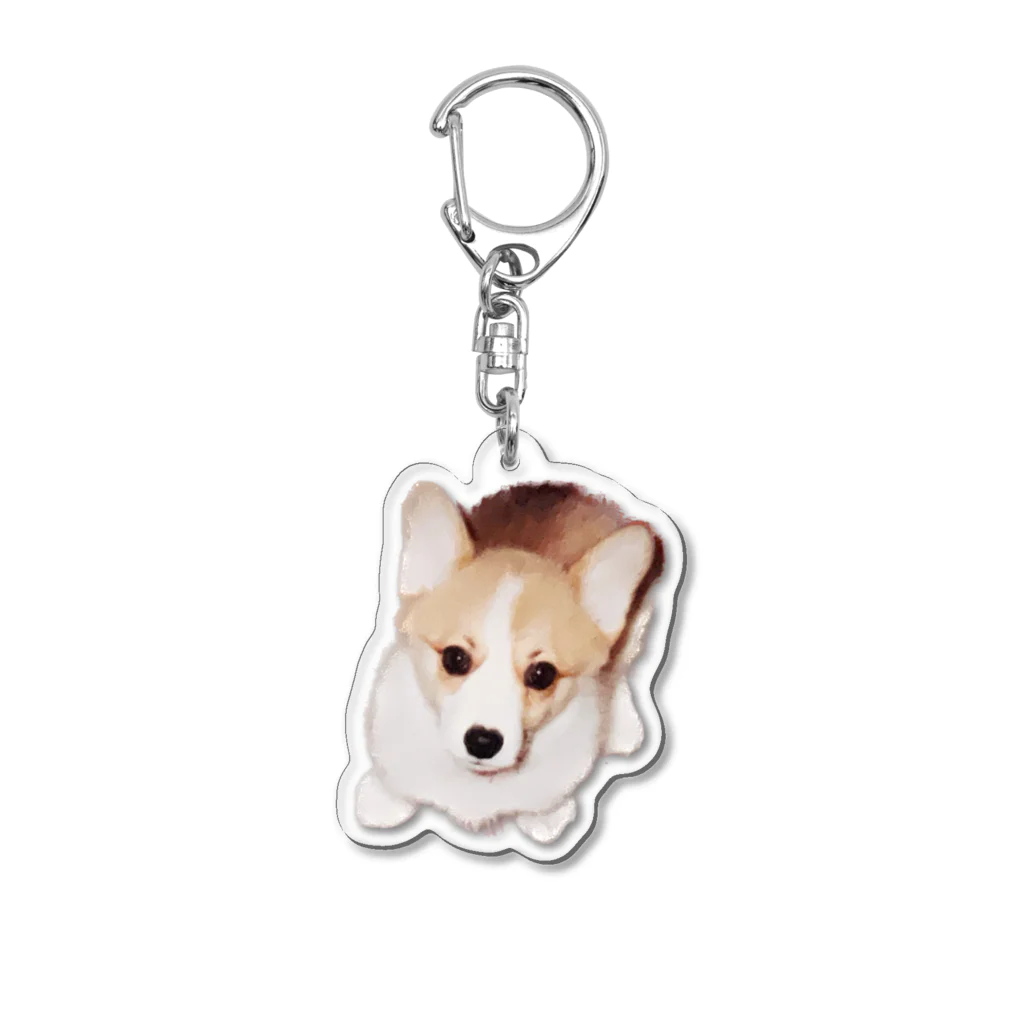 corgimaniaのコーギーbelle_2 Acrylic Key Chain