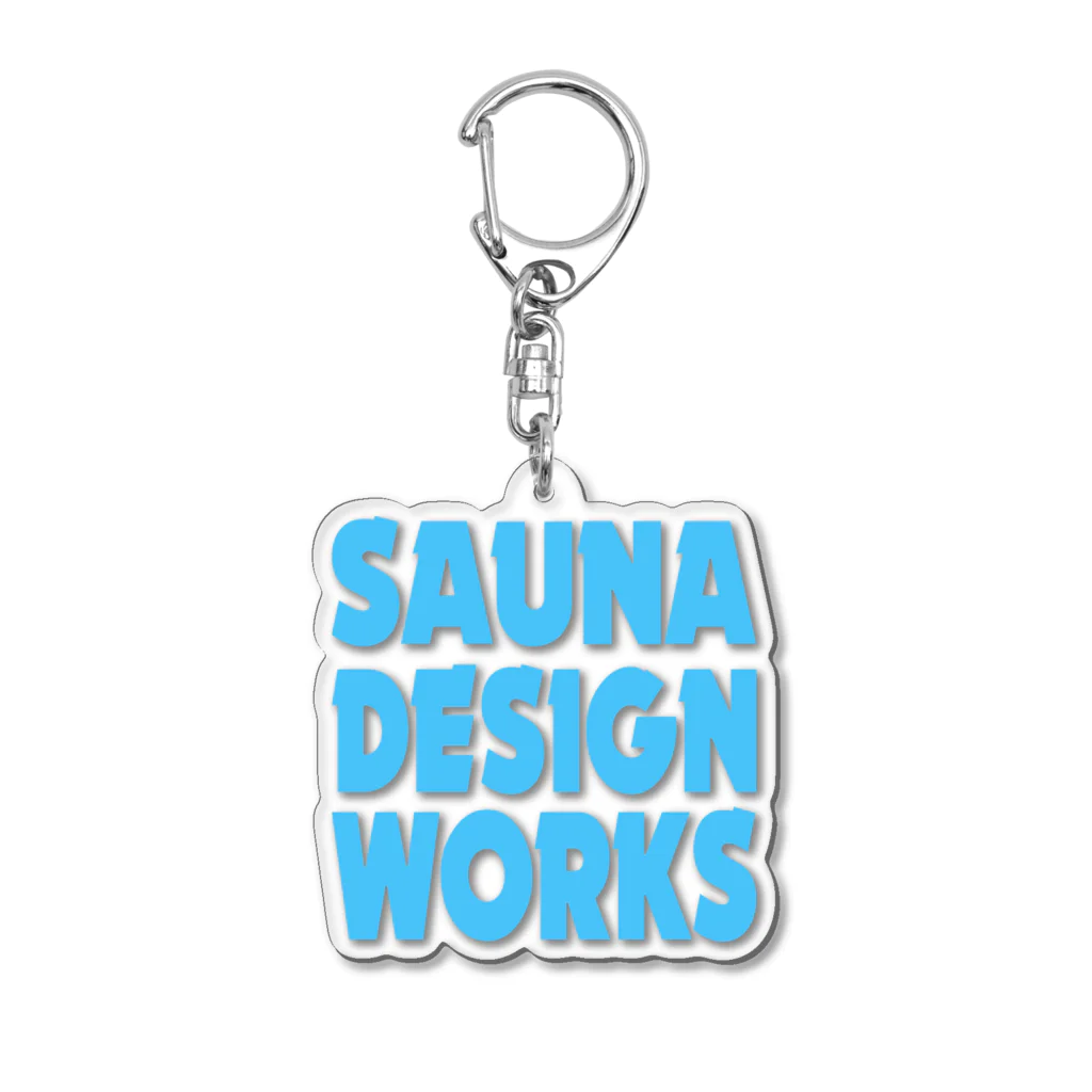 Time Survive DesignのSAUNA DESIGN WORKS（スタンダード）２ アクリルキーホルダー