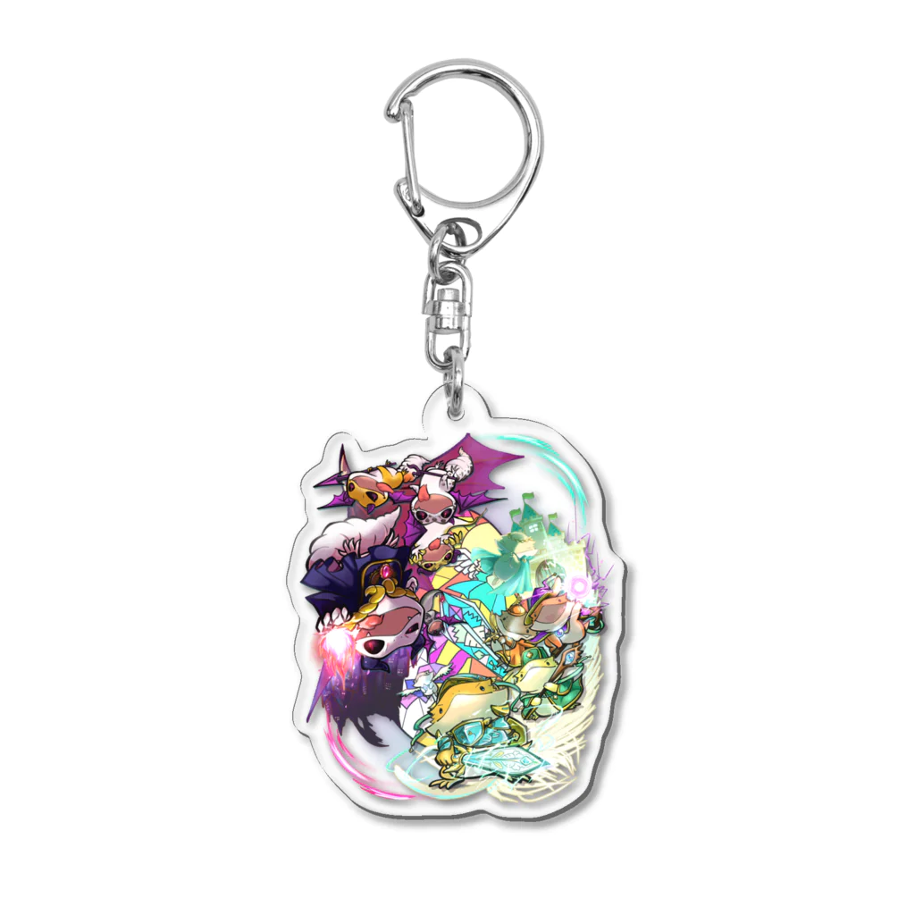 はちゅまみれSHOPのはちゅファンタジーRPG 集合ver. Acrylic Key Chain