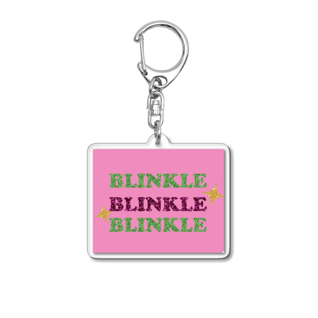 BLINKLE のoriginalロゴキーホルダー アクリルキーホルダー