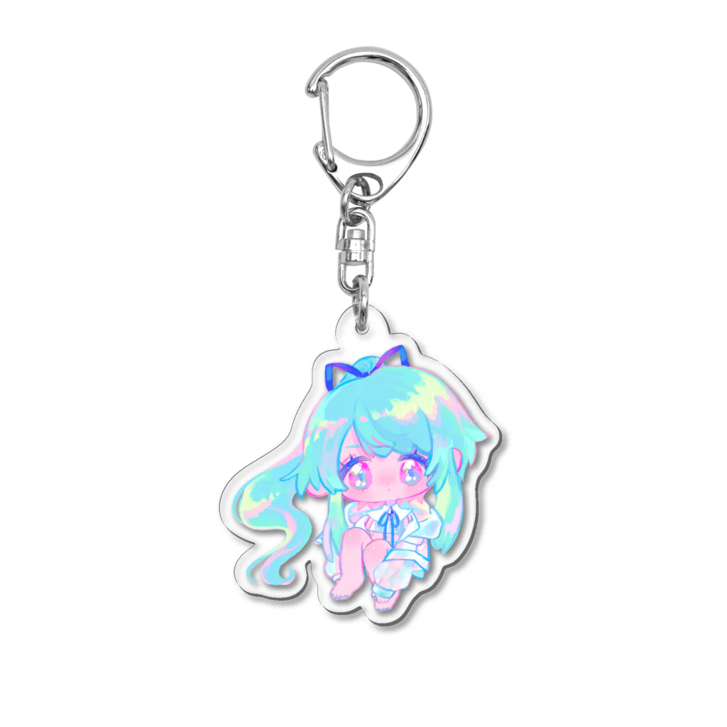 4shxxの綴せかい様デザインあしゅちゃん Acrylic Key Chain