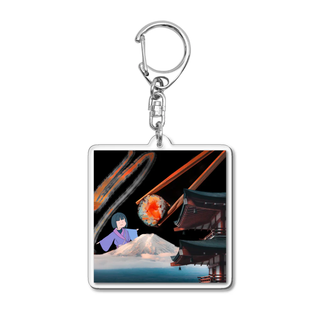 Japanolofi_RecordsのJapanolofi Records & Yotsugi × Itono Designers Goods Vol.1 Acrylic Key Chain