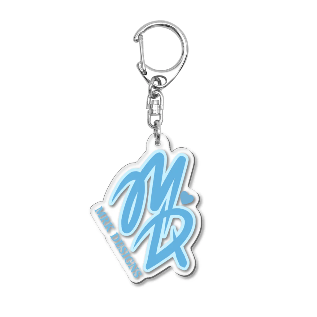 MRK DESIGNSのMD Logo  (Bule) Acrylic Key Chain