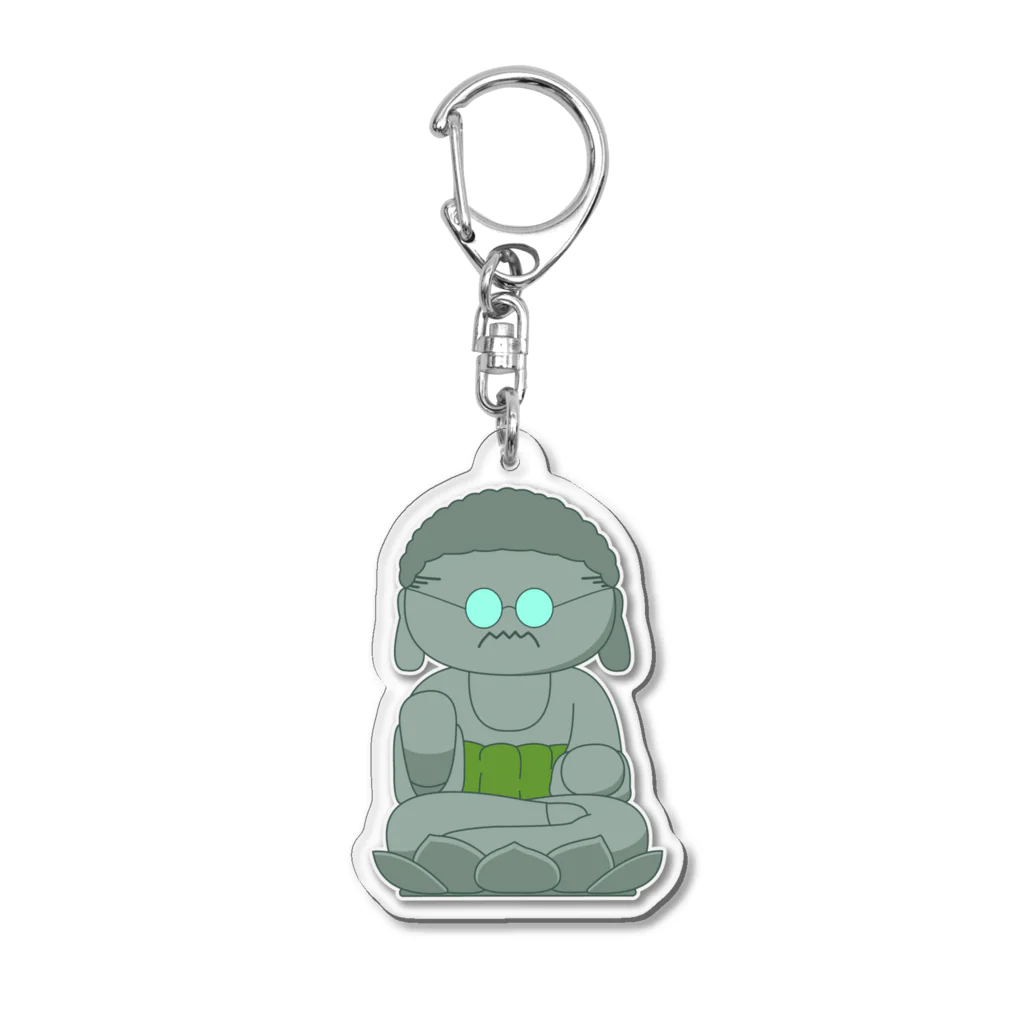 生物＝ケモノのヲ店の大仏オヤジ Acrylic Key Chain