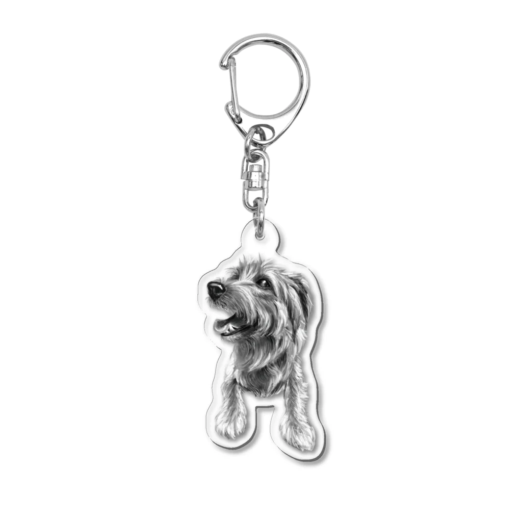 TOMOS-dogのえがおのいぬ Acrylic Key Chain