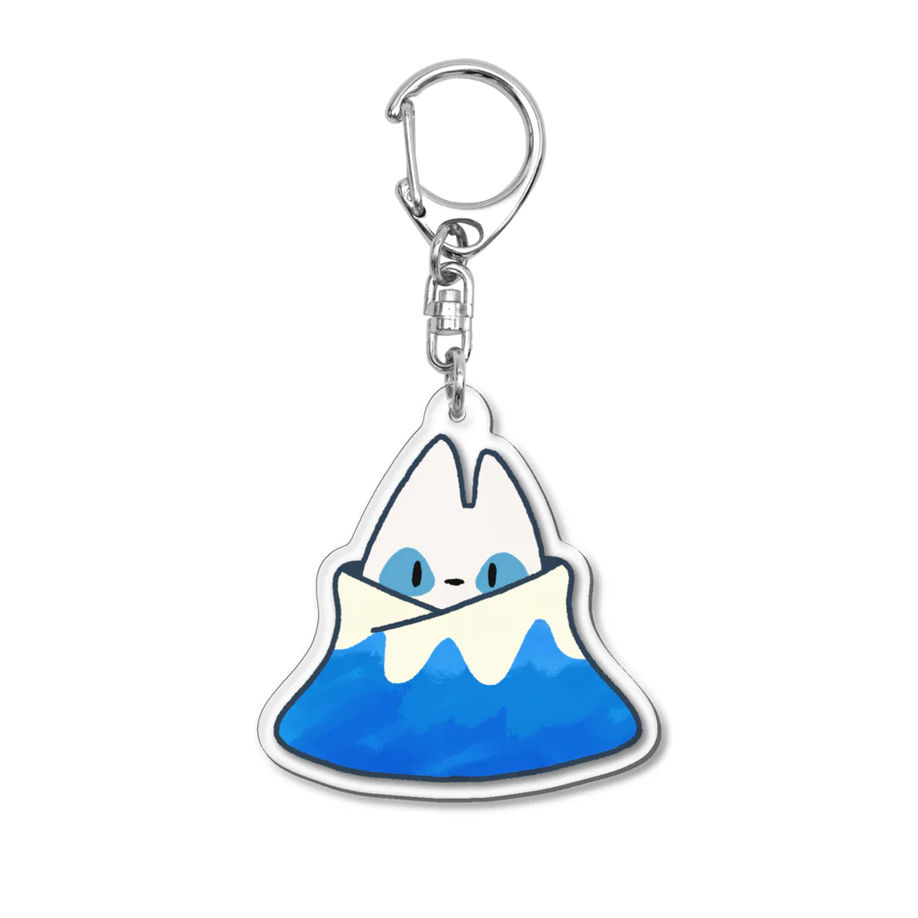 Kabunekochan_storeのカブネコちゃん（富士山Ver.） Acrylic Key Chain