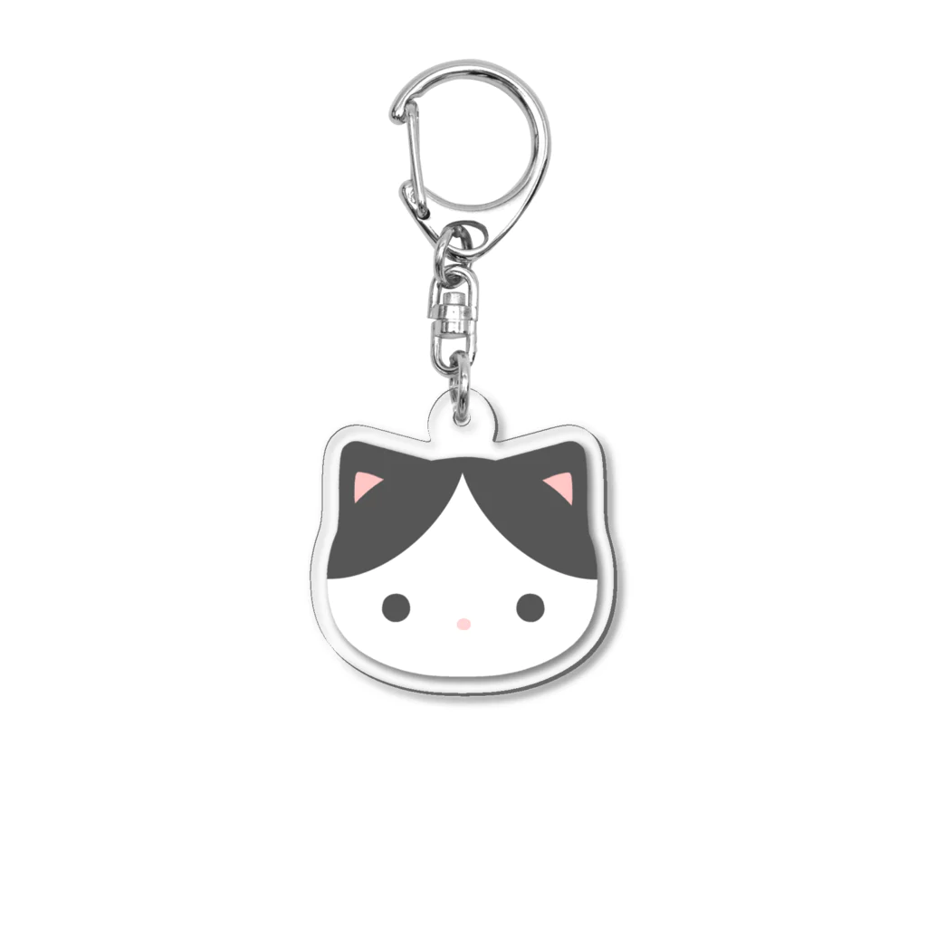 Nagatoのうちのねこ(黒ぶち) Acrylic Key Chain