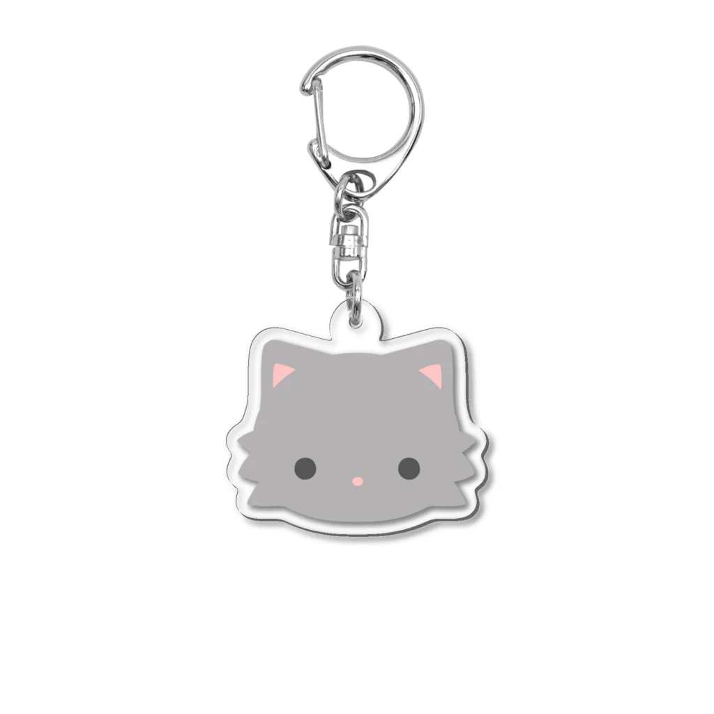 Nagatoのうちのねこ(チンチラシルバー) Acrylic Key Chain