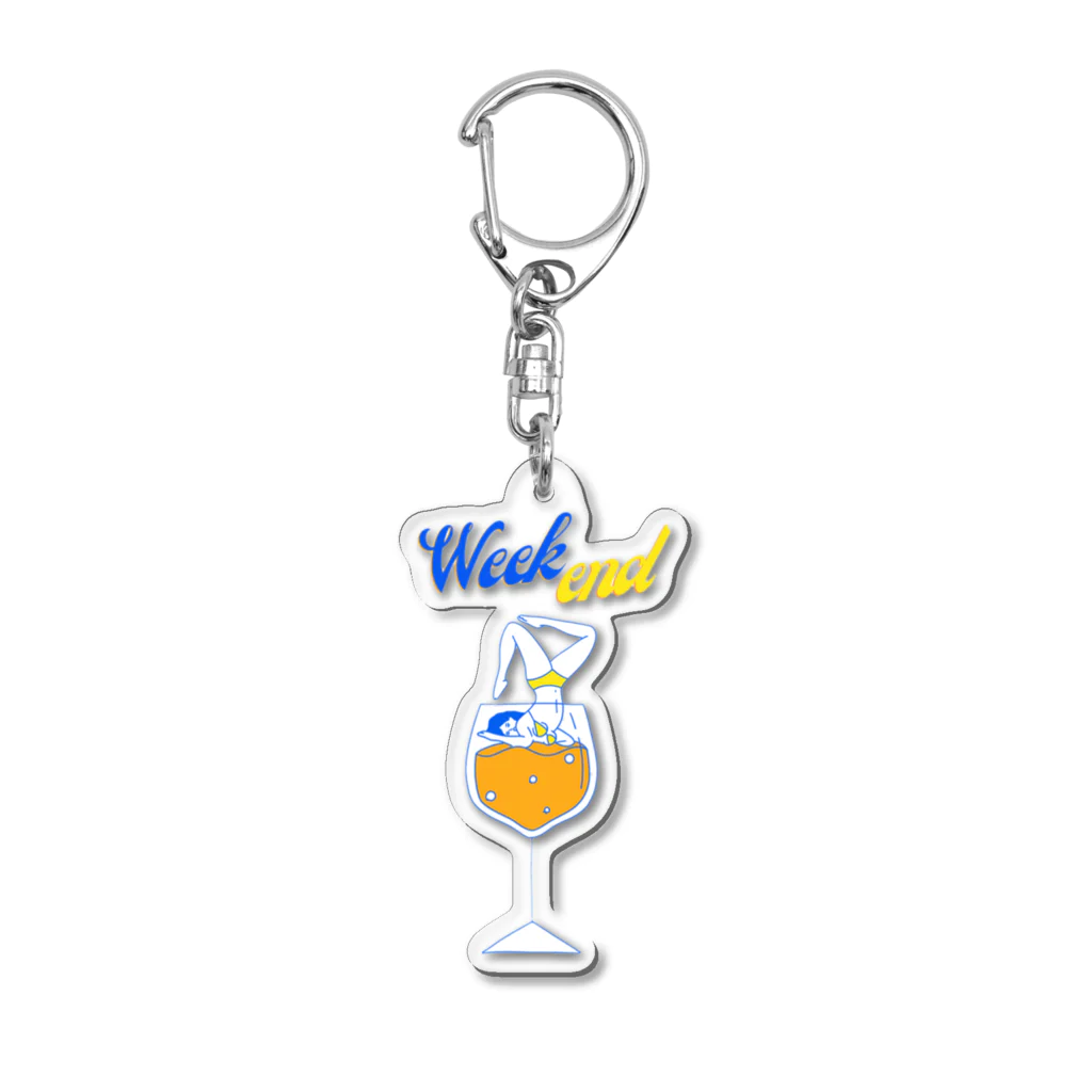 Weekendの新作ウィーケンキーホルダー Acrylic Key Chain