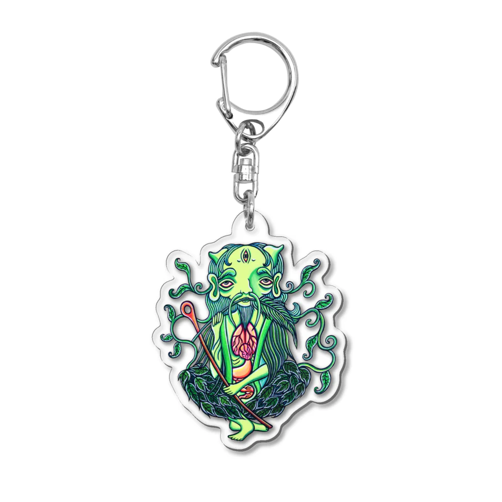 ～ういりおのお店やさん～の〜神農型抜き〜 Acrylic Key Chain