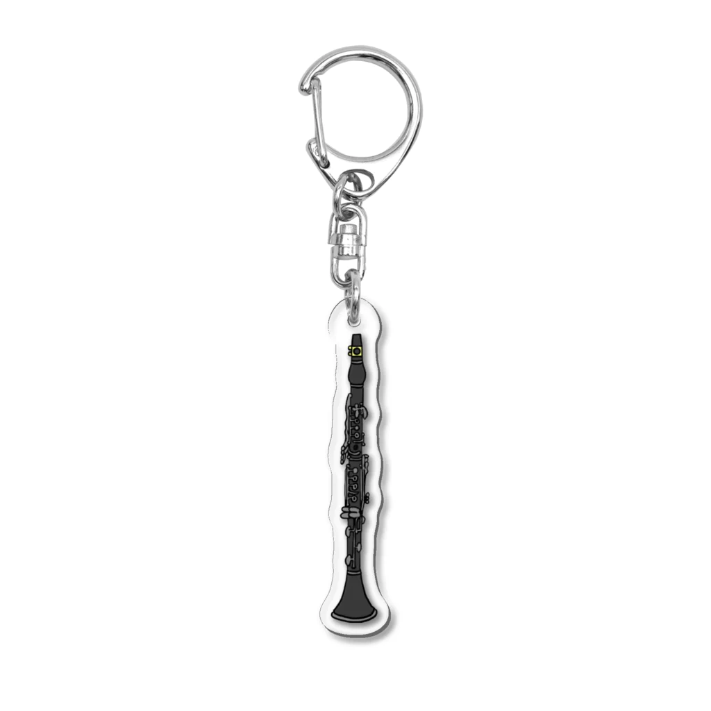 まなclarinetのクラリネット Acrylic Key Chain