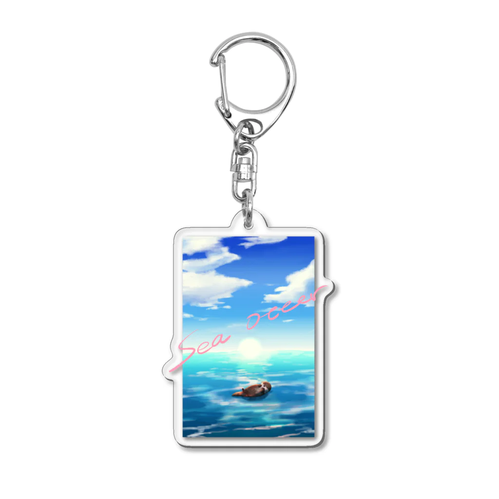 Rêverの海ラッコ Acrylic Key Chain