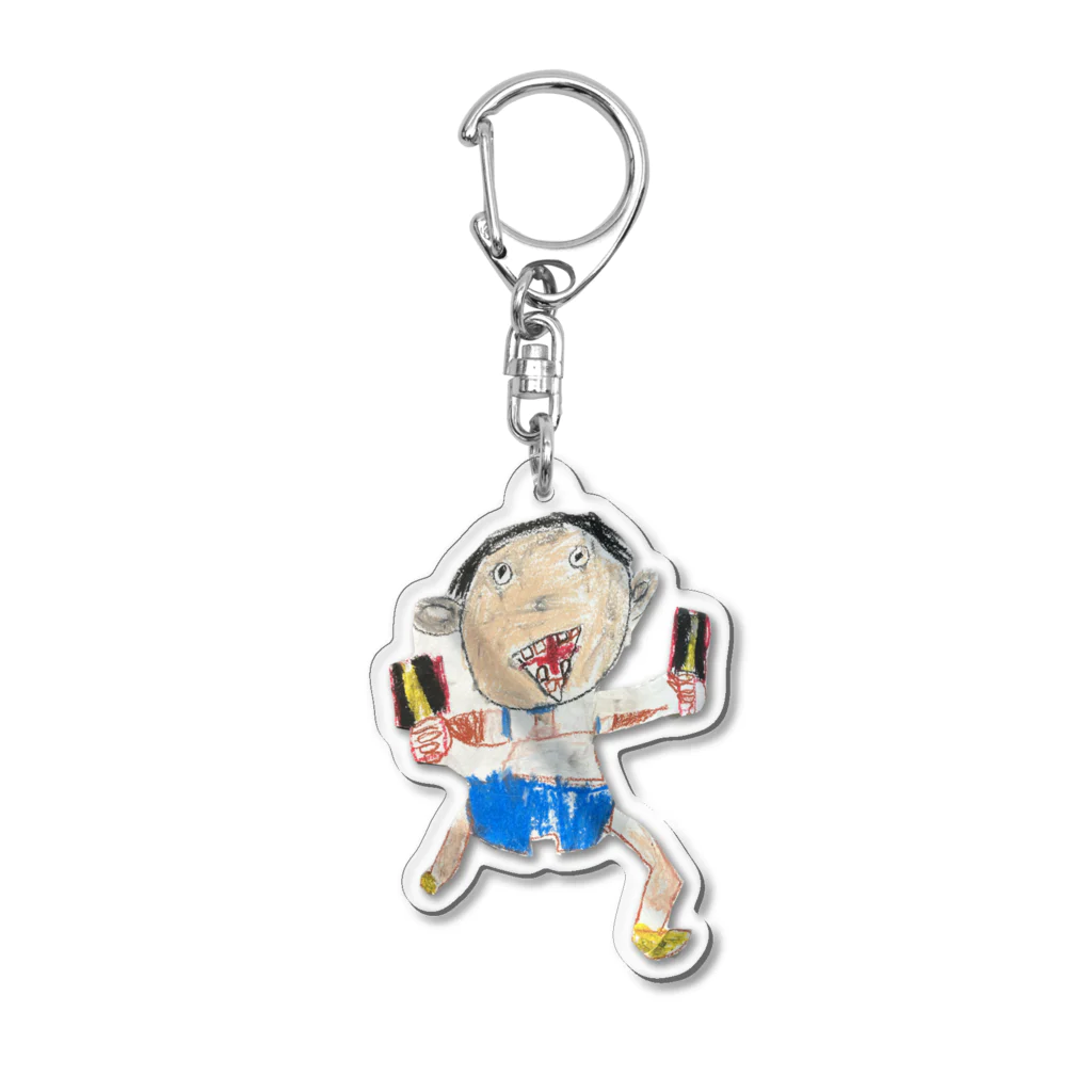 子ども画伯のよっちょれ君 Acrylic Key Chain