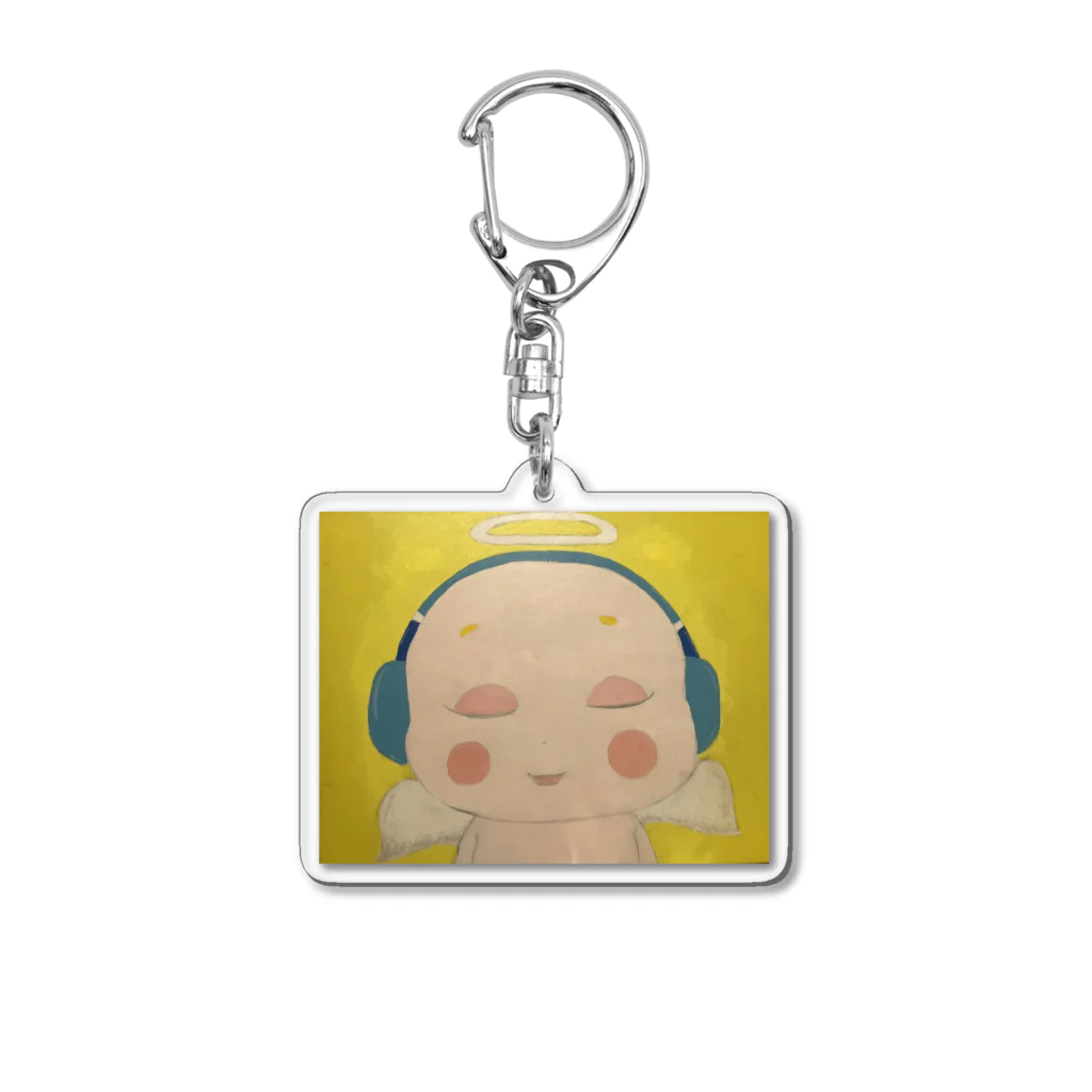 お笑い芸人　モダンタイムス公式グッズのエンジェルミュージック Acrylic Key Chain