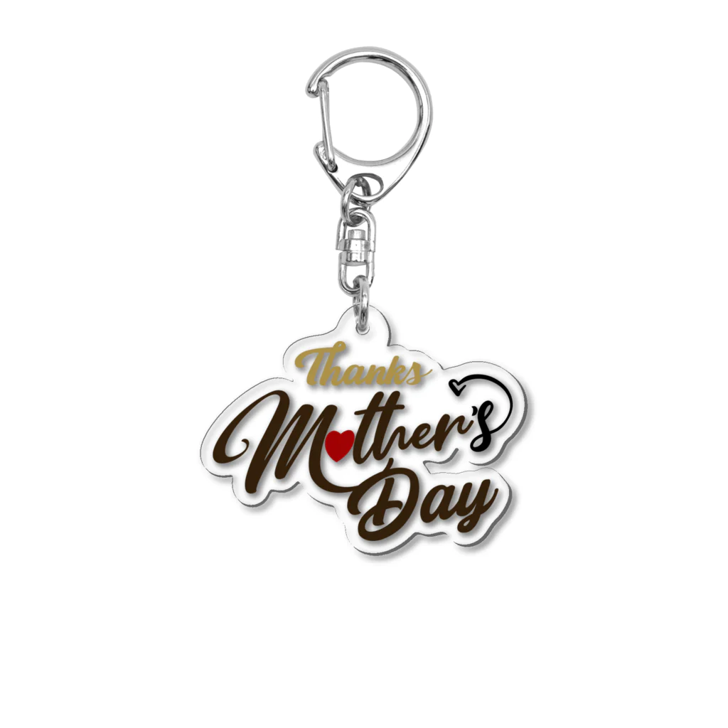 t-shirts-cafeのThanks Mother’s Day Acrylic Key Chain