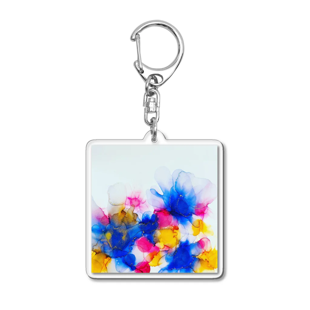 midori_design_officeの似顔絵工房ちゃら ch011 Acrylic Key Chain