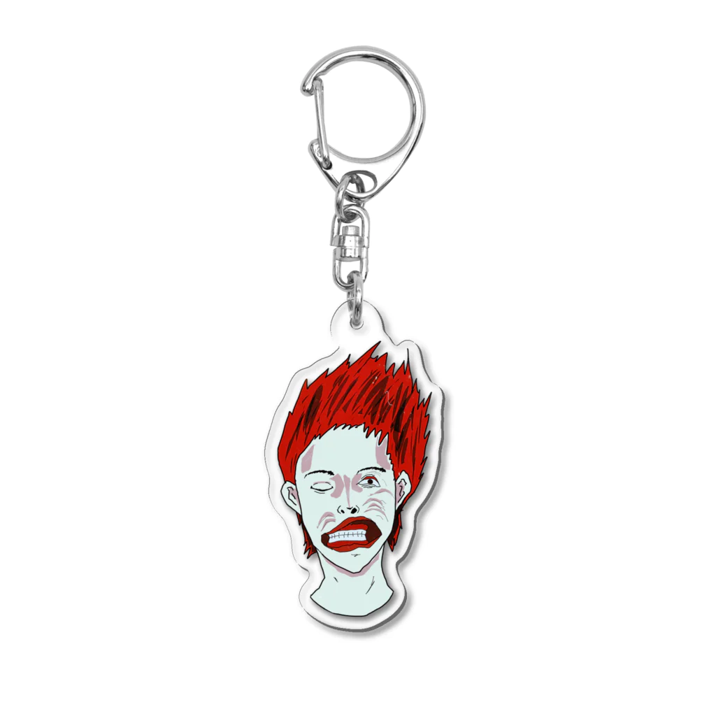 強風顔面 Acrylic Key Chain by EAG STORE ( EGGGT ) ∞ SUZURI