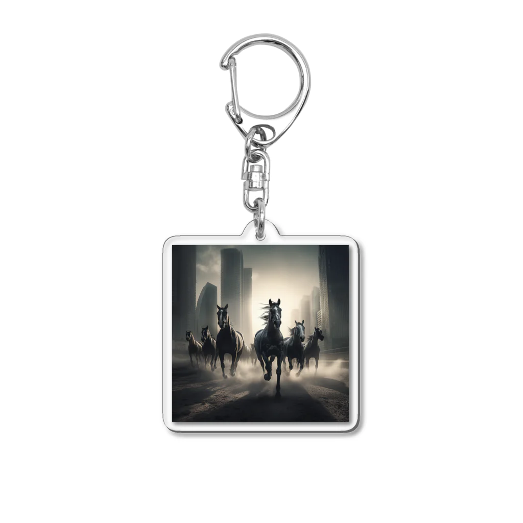 horceの競馬　未来都市 Acrylic Key Chain