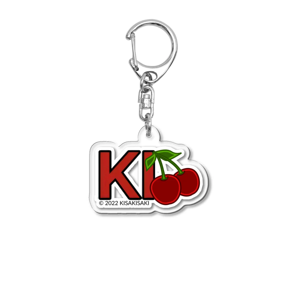 KISAKISAKI_Merchの樹咲早姫のKIもち Acrylic Key Chain