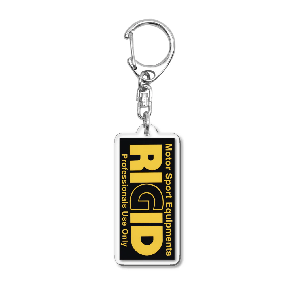 リジット・モータースポーツのRIGIDキーホルダー縦タイプ Acrylic Key Chain