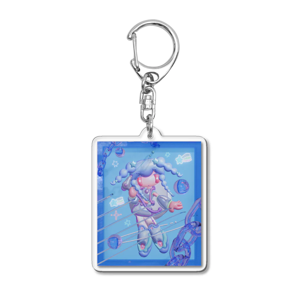 sonnの宇宙探検隊 Acrylic Key Chain