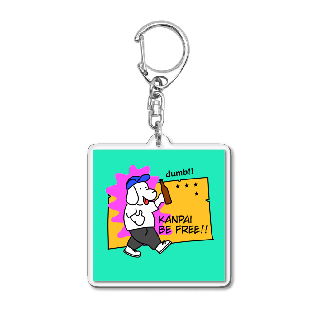 NaokicksのKANPAI BE FREE Acrylic Key Chain