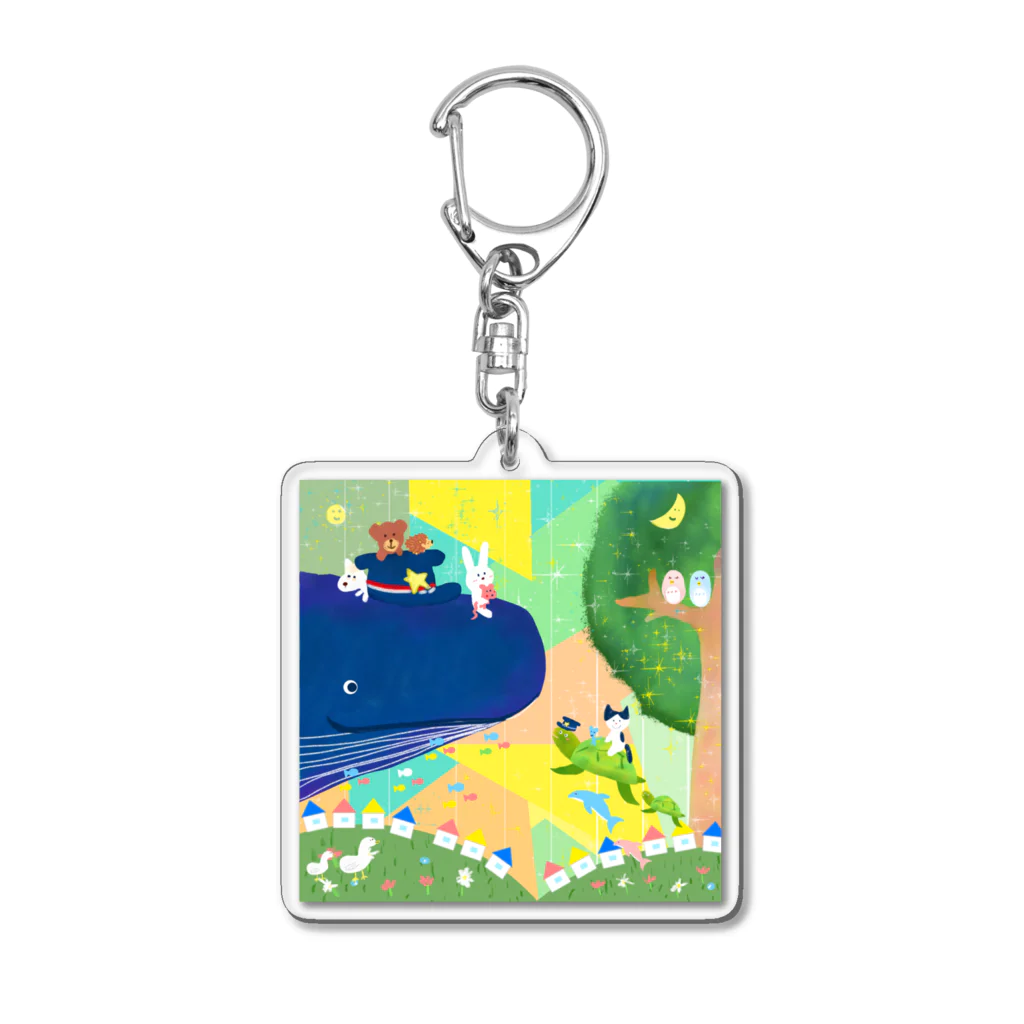 taiyoubashiのおでかけ日和 Acrylic Key Chain