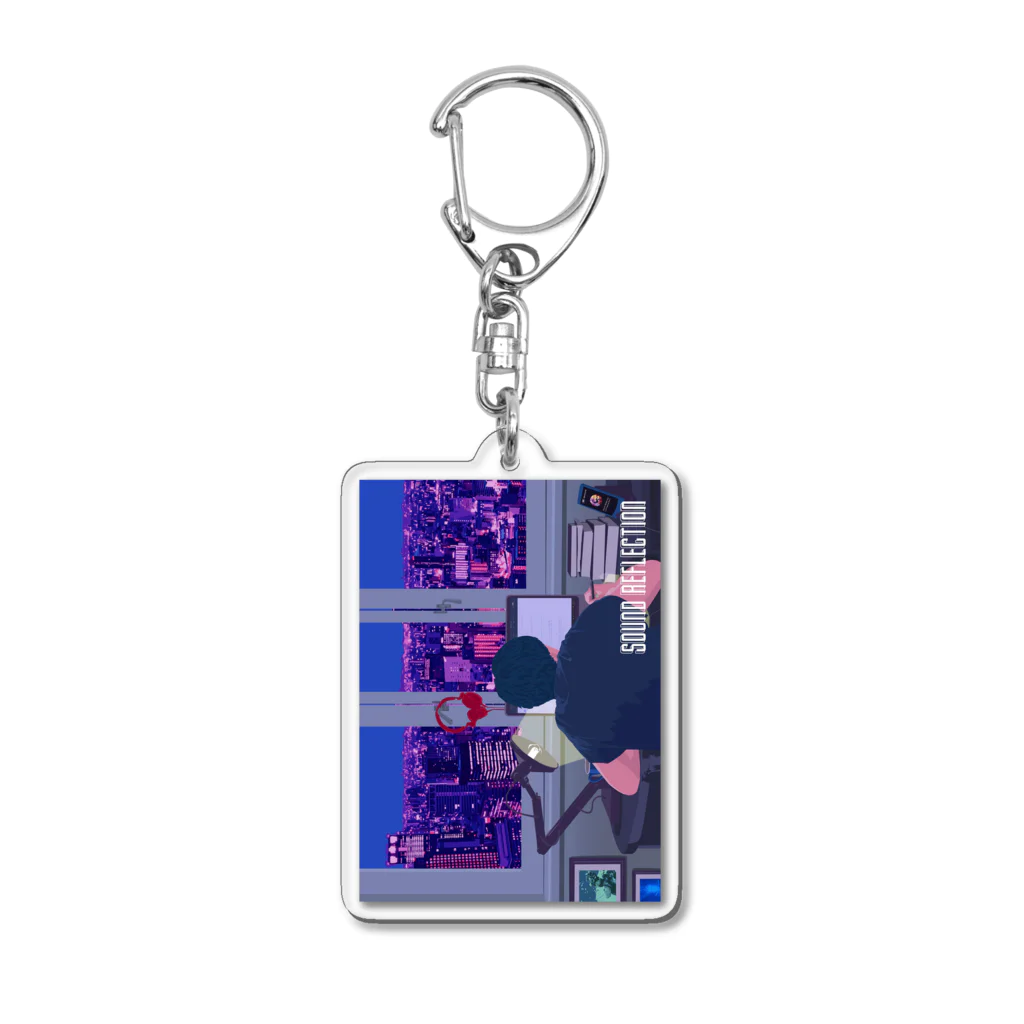 杜若 Tojaku｜Sound ReflectionのSound Reflection | COZY RADIO Acrylic Key Chain