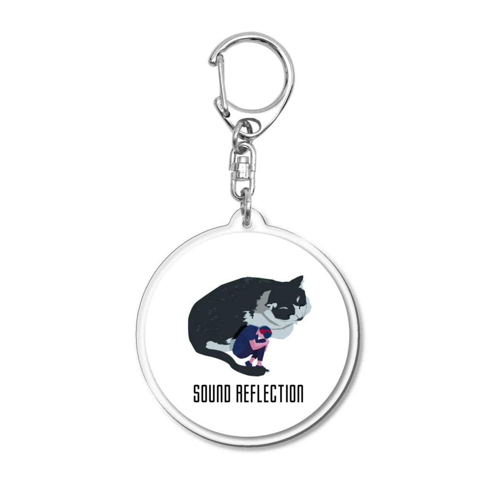 杜若 Tojaku｜Sound ReflectionのSound Reflection | FOREST CAT-Boy Acrylic Key Chain