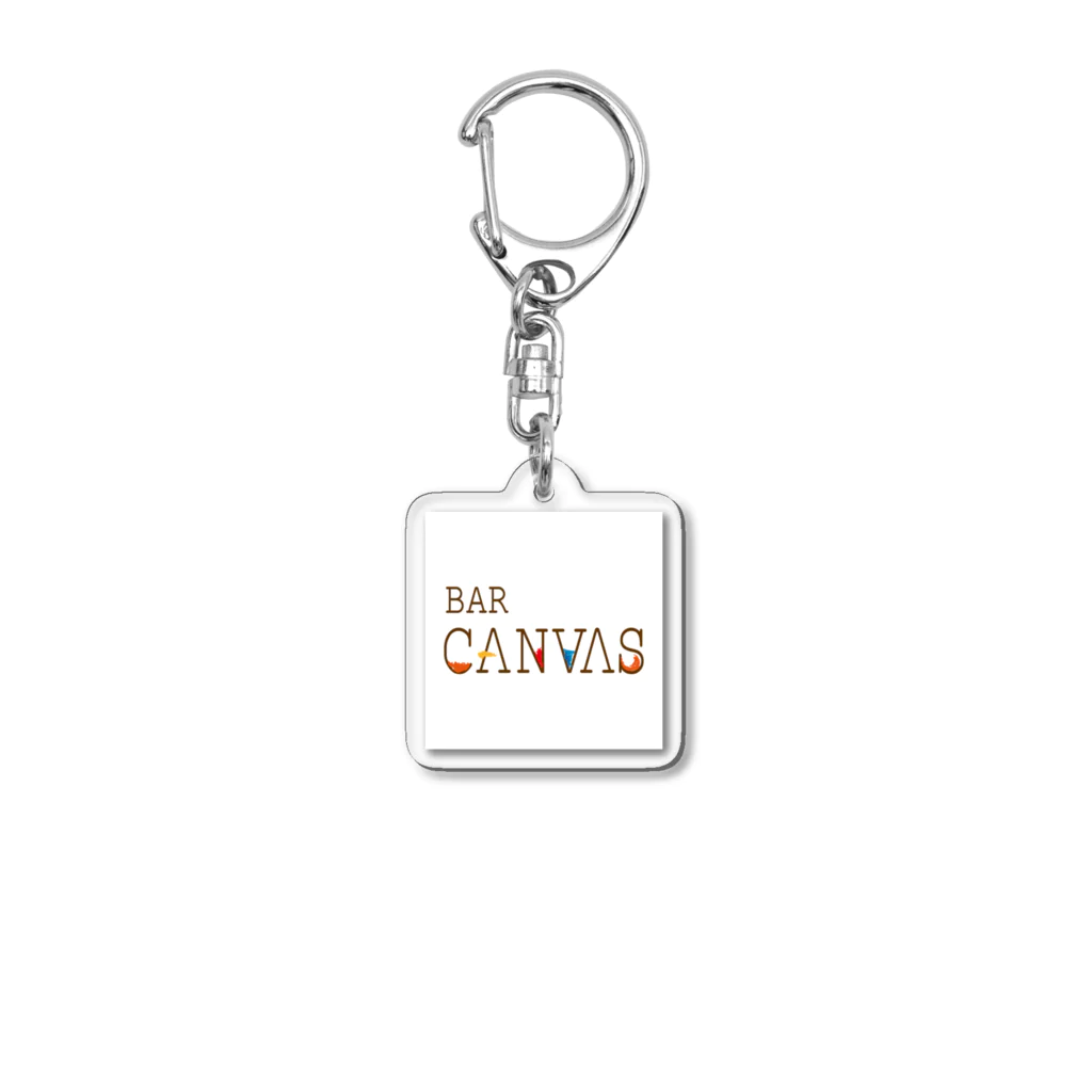 BAR CANVAS バーキャンバスのBAR CANVASロゴ Acrylic Key Chain