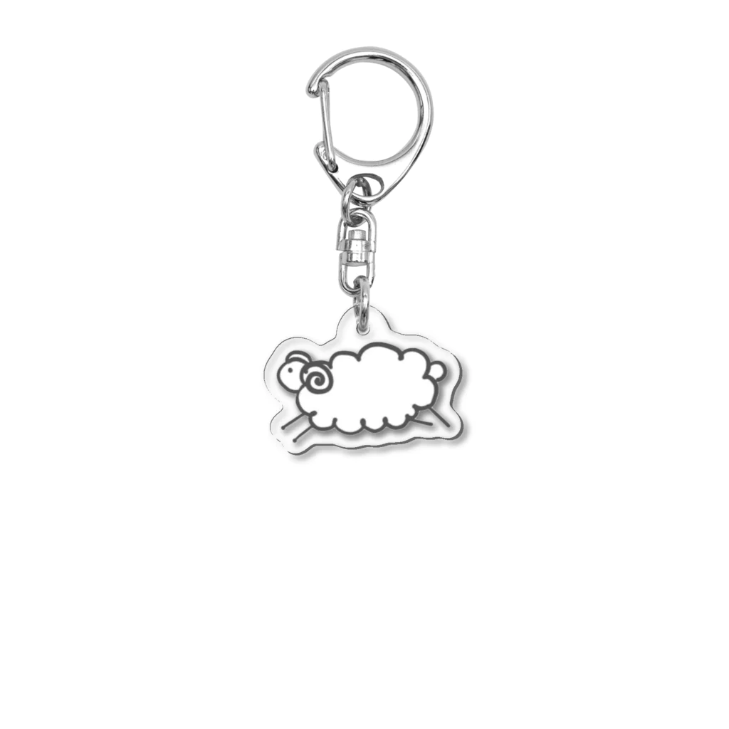 millefeのsheepst Acrylic Key Chain