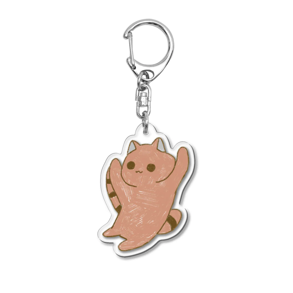 天琉-ﾃﾙ-❄️️🎨のたぬねこ。くん Acrylic Key Chain